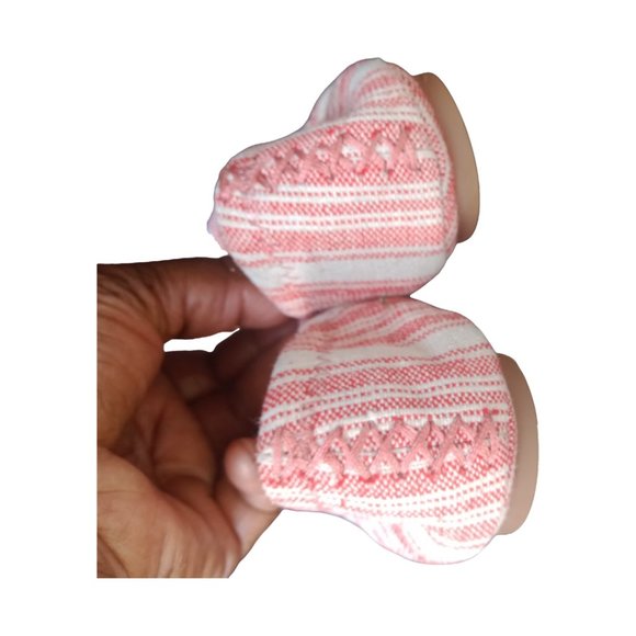 Lucky Brand Red and Cream Emmie Ballet BNWOT size 7.5/38 - Picture 4 of 9